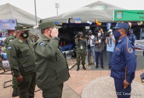 Inauguración de la Exposición Estática del Ejército de Nicaragua