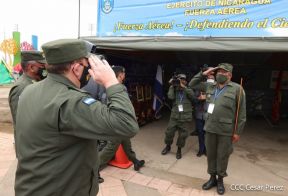 Inauguración de la Exposición Estática del Ejército de Nicaragua