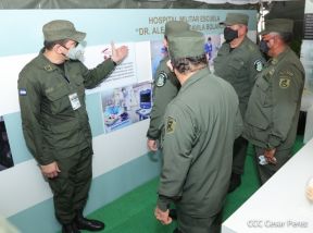 Inauguración de la Exposición Estática del Ejército de Nicaragua