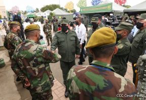 Inauguración de la Exposición Estática del Ejército de Nicaragua