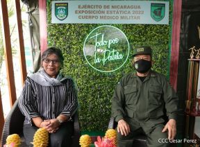 Inauguración de la Exposición Estática del Ejército de Nicaragua