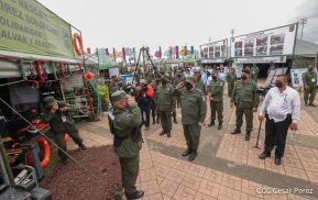 Inauguración de la Exposición Estática del Ejército de Nicaragua