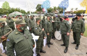 Inauguración de la Exposición Estática del Ejército de Nicaragua