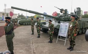 Inauguración de la Exposición Estática del Ejército de Nicaragua