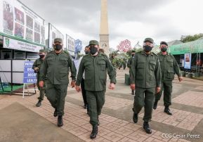Inauguración de la Exposición Estática del Ejército de Nicaragua