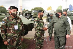 Inauguración de la Exposición Estática del Ejército de Nicaragua