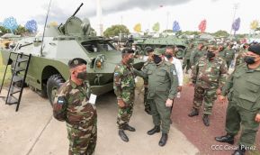 Inauguración de la Exposición Estática del Ejército de Nicaragua