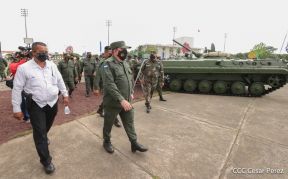 Inauguración de la Exposición Estática del Ejército de Nicaragua