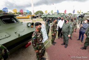 Inauguración de la Exposición Estática del Ejército de Nicaragua