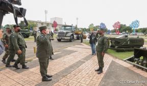 Inauguración de la Exposición Estática del Ejército de Nicaragua