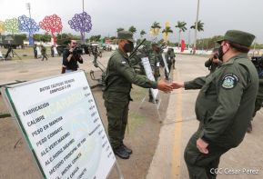 Inauguración de la Exposición Estática del Ejército de Nicaragua