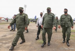 Inauguración de la Exposición Estática del Ejército de Nicaragua