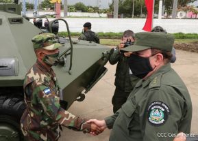 Inauguración de la Exposición Estática del Ejército de Nicaragua