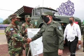Inauguración de la Exposición Estática del Ejército de Nicaragua