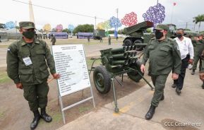 Inauguración de la Exposición Estática del Ejército de Nicaragua