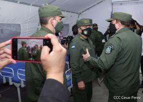 Inauguración de la Exposición Estática del Ejército de Nicaragua
