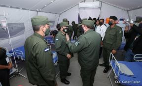 Inauguración de la Exposición Estática del Ejército de Nicaragua