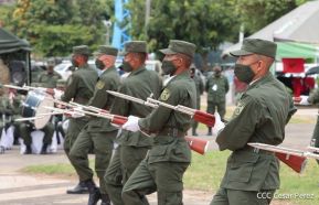 Inauguración de la Exposición Estática del Ejército de Nicaragua