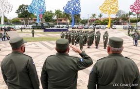 Inauguración de la Exposición Estática del Ejército de Nicaragua