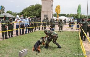 Inauguración de la Exposición Estática del Ejército de Nicaragua