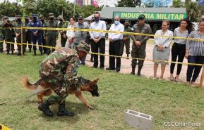 Inauguración de la Exposición Estática del Ejército de Nicaragua