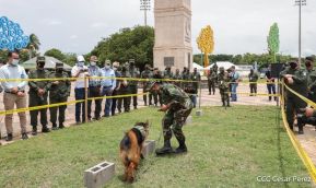 Inauguración de la Exposición Estática del Ejército de Nicaragua