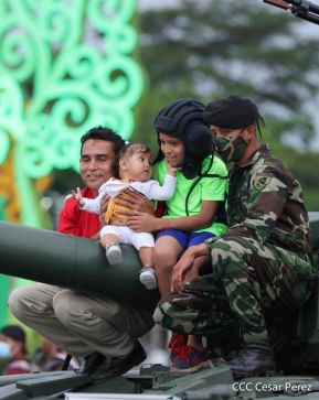 Inauguración de la Exposición Estática del Ejército de Nicaragua