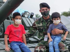 Inauguración de la Exposición Estática del Ejército de Nicaragua