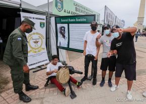 Inauguración de la Exposición Estática del Ejército de Nicaragua