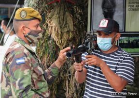 Inauguración de la Exposición Estática del Ejército de Nicaragua