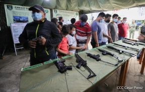 Inauguración de la Exposición Estática del Ejército de Nicaragua