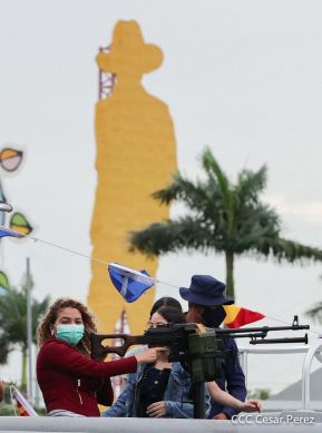 Inauguración de la Exposición Estática del Ejército de Nicaragua