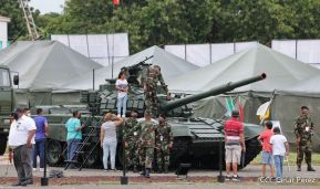 Inauguración de la Exposición Estática del Ejército de Nicaragua