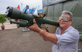 Inauguración de la Exposición Estática del Ejército de Nicaragua