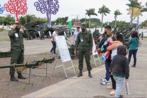 Inauguración de la Exposición Estática del Ejército de Nicaragua