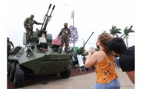 Inauguración de la Exposición Estática del Ejército de Nicaragua