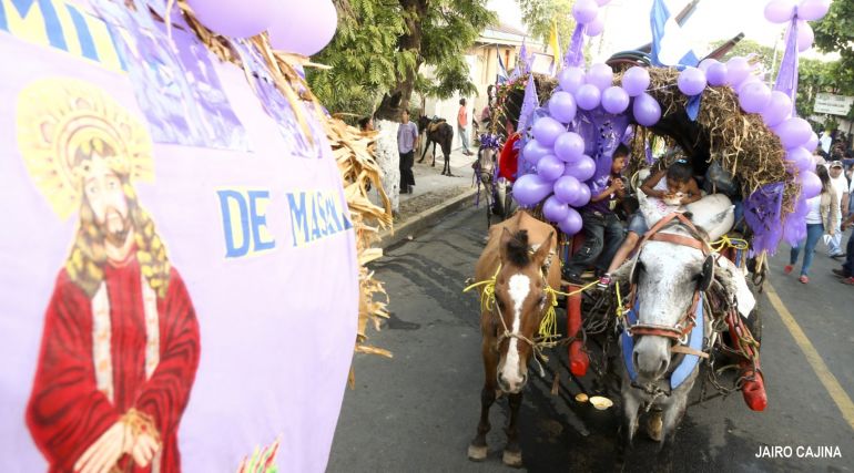 Carretas Peregrinas inician recorrido hacia el santuario de Jesús del Rescate