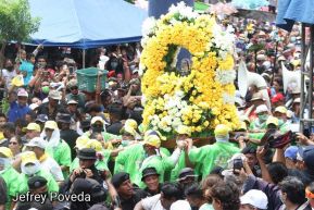 Peregrinaje de Santo Domingo de Guzmán rumbo a Las Sierritas