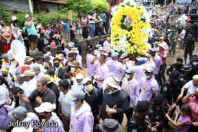 Peregrinaje de Santo Domingo de Guzmán rumbo a Las Sierritas