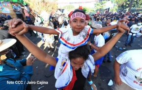 Peregrinaje de Santo Domingo de Guzmán rumbo a Las Sierritas