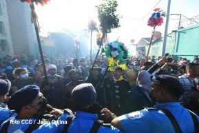 Peregrinaje de Santo Domingo de Guzmán rumbo a Las Sierritas