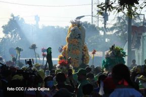 Peregrinaje de Santo Domingo de Guzmán rumbo a Las Sierritas