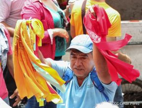 Peregrinaje de Santo Domingo de Guzmán rumbo a Las Sierritas