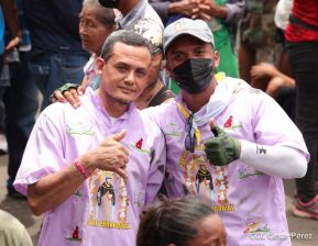 Peregrinaje de Santo Domingo de Guzmán rumbo a Las Sierritas