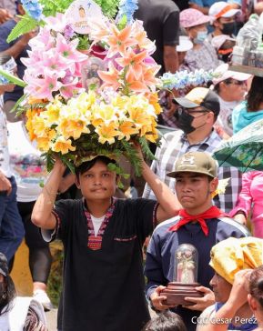Peregrinaje de Santo Domingo de Guzmán rumbo a Las Sierritas