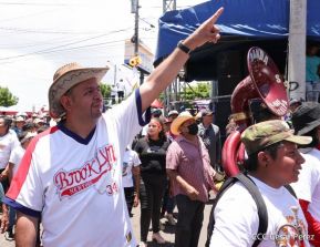 Peregrinaje de Santo Domingo de Guzmán rumbo a Las Sierritas