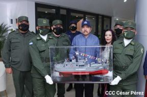 Acto del 42 aniversario de la fundación de la Fuerza Naval del Ejército de Nicaragua