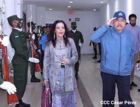 Acto del 42 aniversario de la fundación de la Fuerza Naval del Ejército de Nicaragua