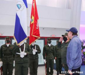 Acto del 42 aniversario de la fundación de la Fuerza Naval del Ejército de Nicaragua