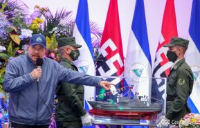 Acto del 42 aniversario de la fundación de la Fuerza Naval del Ejército de Nicaragua